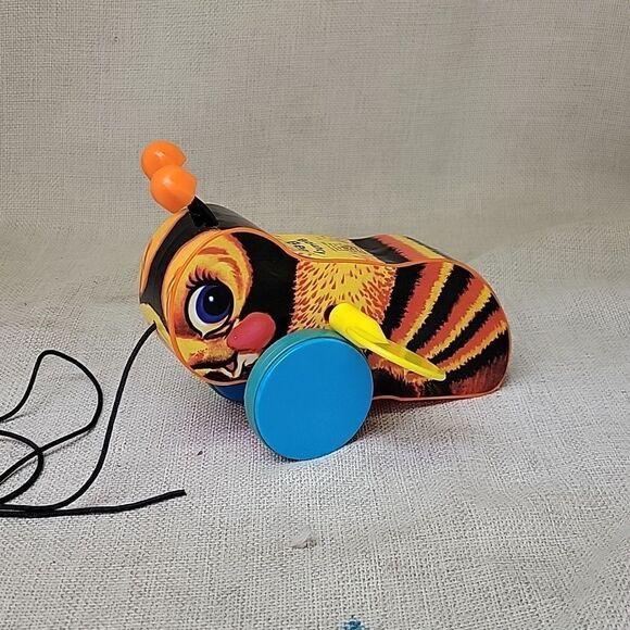 Fisher Price Turtle Toy , Bumble Bee, Tug A Bug pull toys (set D) - Picture 5 of 12